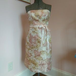 Ann Taylor Silk Blend Brocade Dress